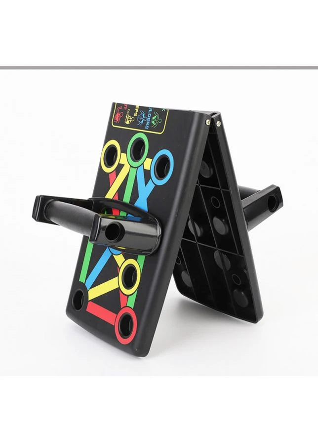 Доска упоры для отжиманий платформа спортивная для отжиманий 14 в 1 Foldable No Brand (383568427)