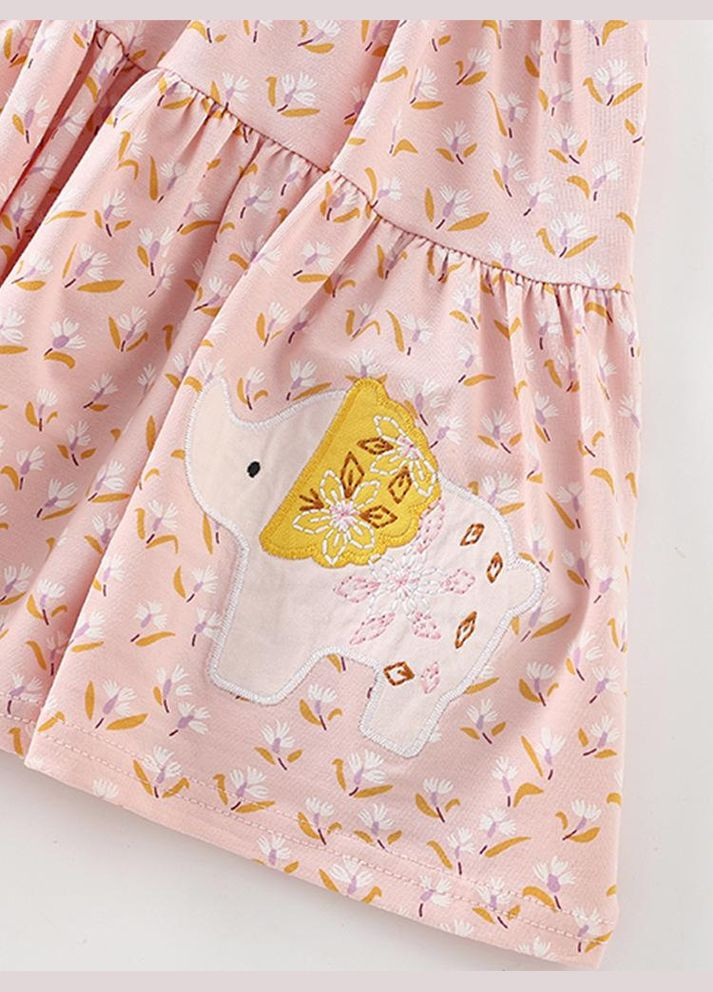 Рожева дитяча літня сукня для дівчинки 10216 рожевий Malwee (324260094)