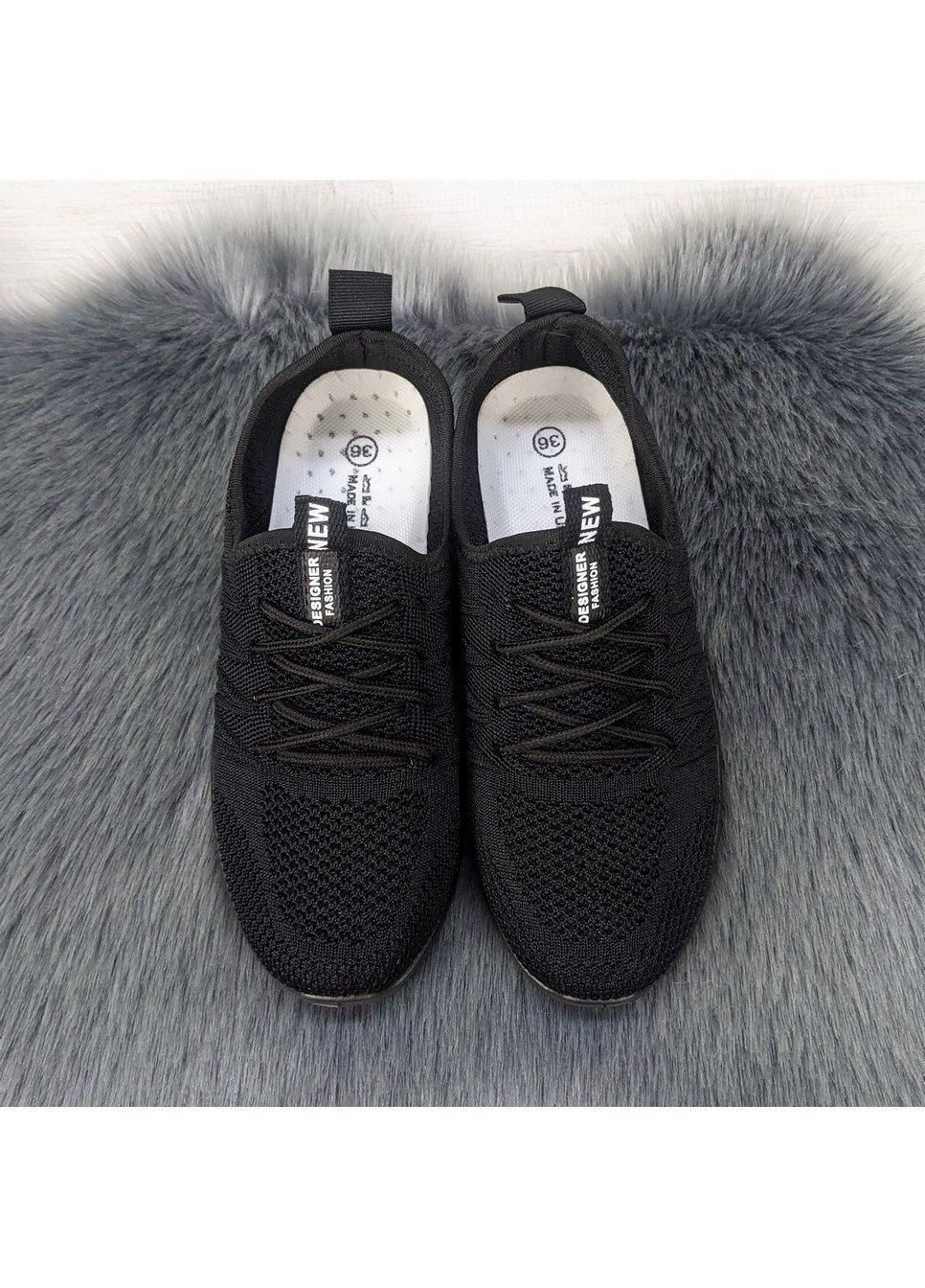 Кросівки жіночі текстильні Gipanis чорні літо (294050575)