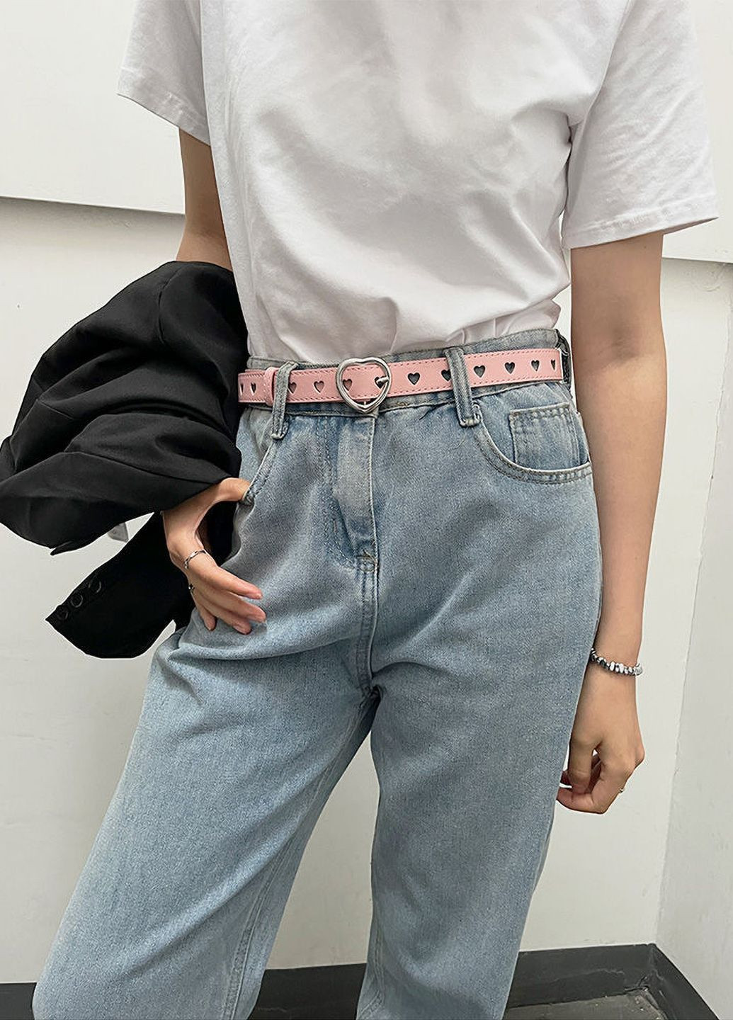 Ремень с сердечками No Brand (316660434)