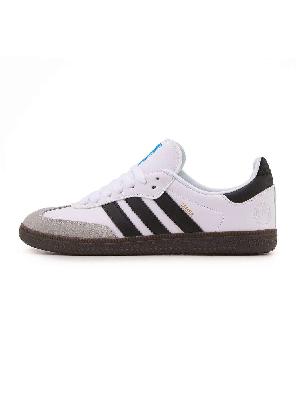 КРОСІВКИ ЖІНОЧІ ADIDAS SAMBA OG VEGAN LOW WHITE BLACK АДІДАС САМБА БІЛІ No Brand білі демісезони (392022198)