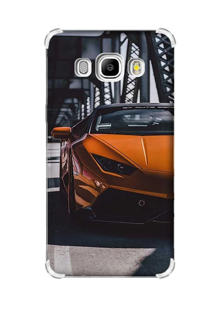Чохол з потовщеними кутами на Samsung Galaxy J5(2016)/J510:: Авто помаранчеве (принт 237) Creative (360706179)