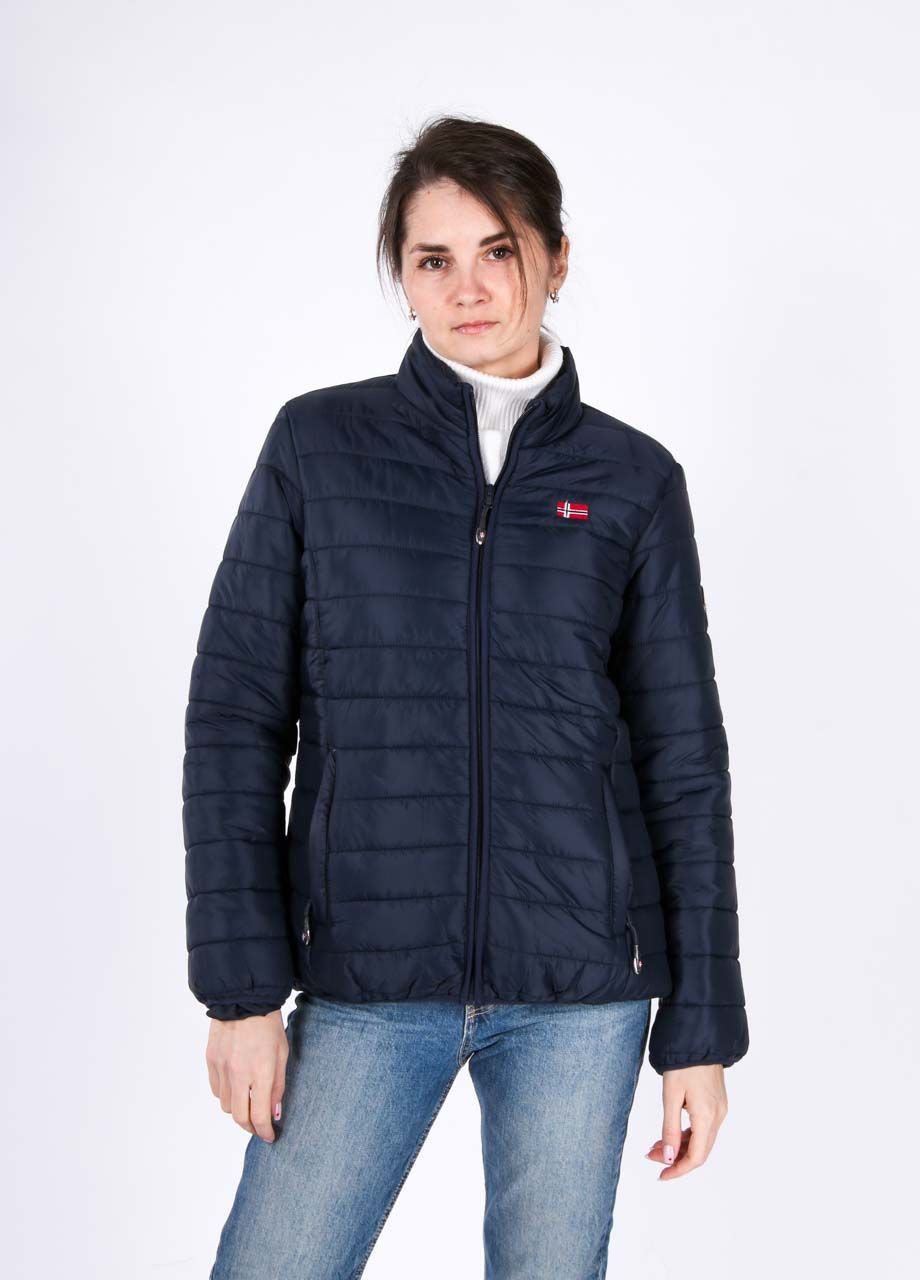 Темно-синя зимня одяг жіночий куртка 030323 ов ww2010f сша (р) Geographical Norway