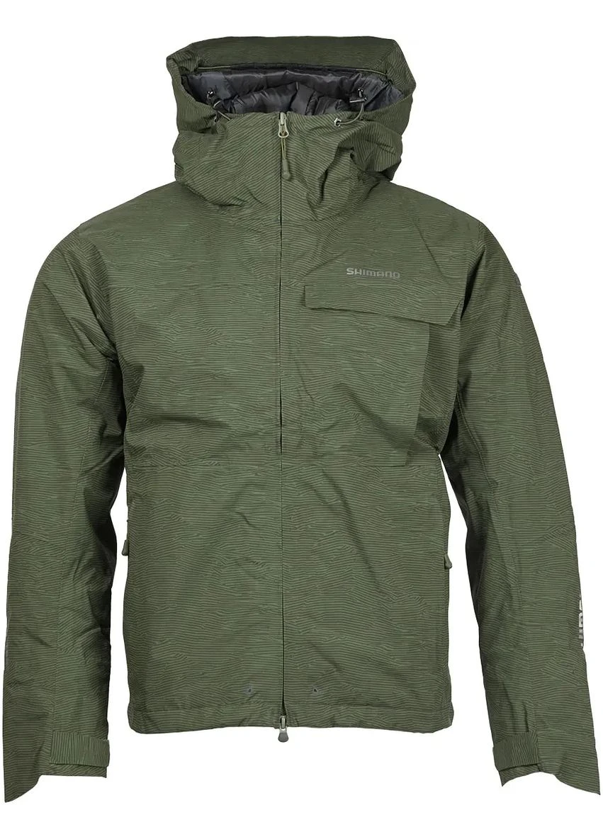 Комбинированная демисезонная куртка gore-tex explore warm jacket tide khaki Shimano