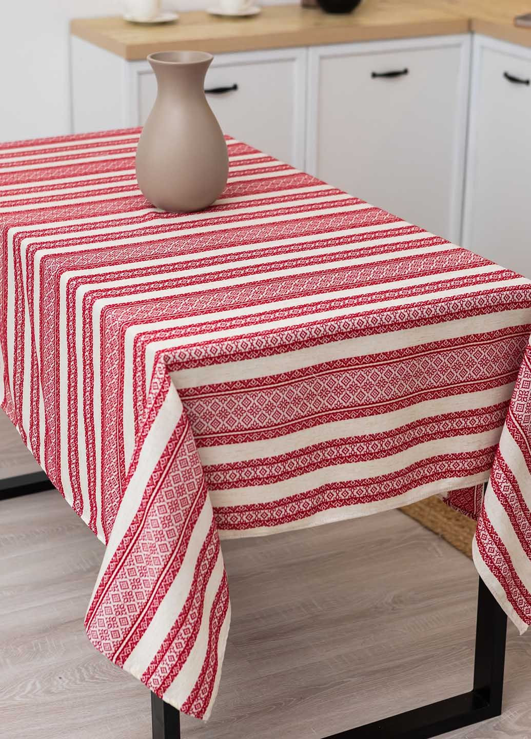 Скатертина вишита з українським орнаментом 1.5м х 1.5м (кет2115) Homedec - (322057083)