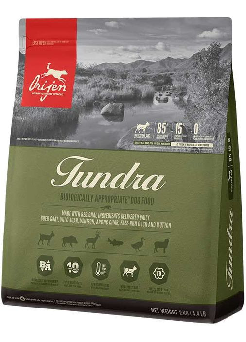 Сухой корм для собак для всех пород и всех стадий жизни Tundra Dog 2 кг (o18520) Orijen (364788437)