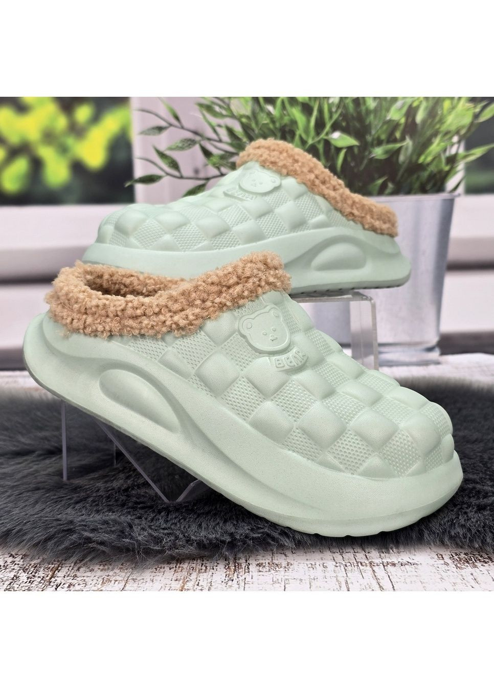 Калоші жіночі без задника TapMalсабо на хутрі TapMal (369504756)