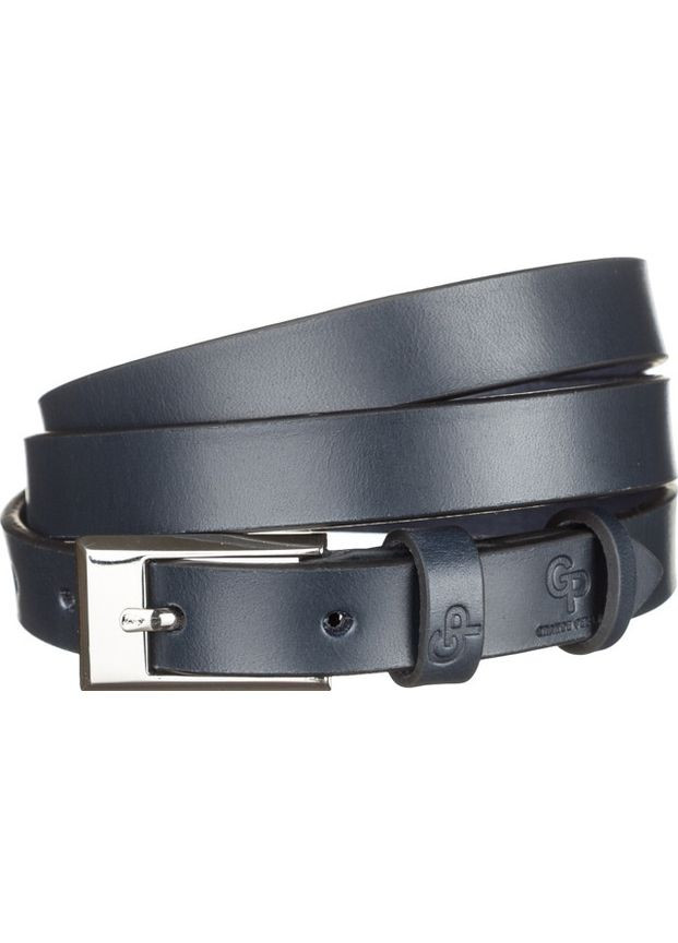 Ремінь жіночий 11070 шкіряний Синій Grande Pelle (299164155)