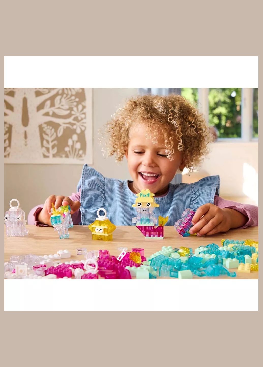 Конструктор Classic Чарівна прозора коробка (11040) Lego (333253028)