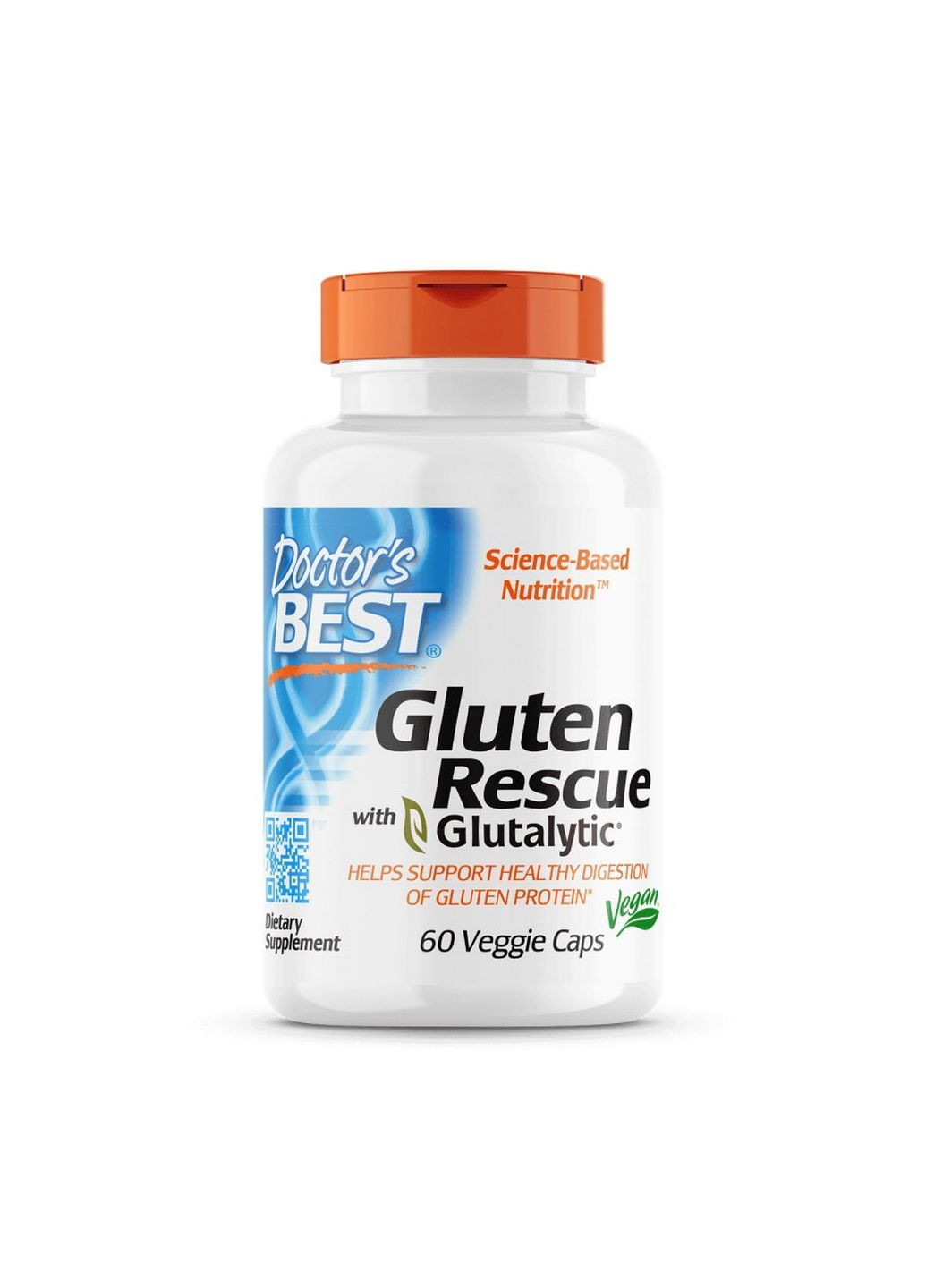 Натуральная добавка Gluten Rescue, 60 вегакапсул Doctor's Best (293482008)