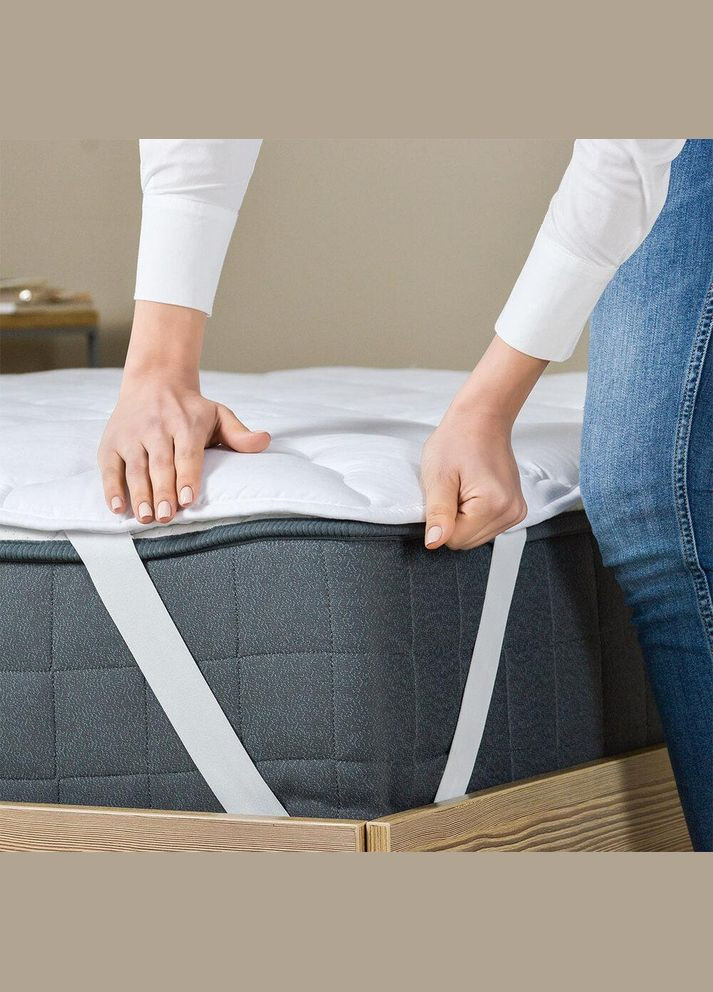 Наматрасник ТМ Lux с лентами по углам, щелкам. 250 90х200 см IDEIA (290186302)