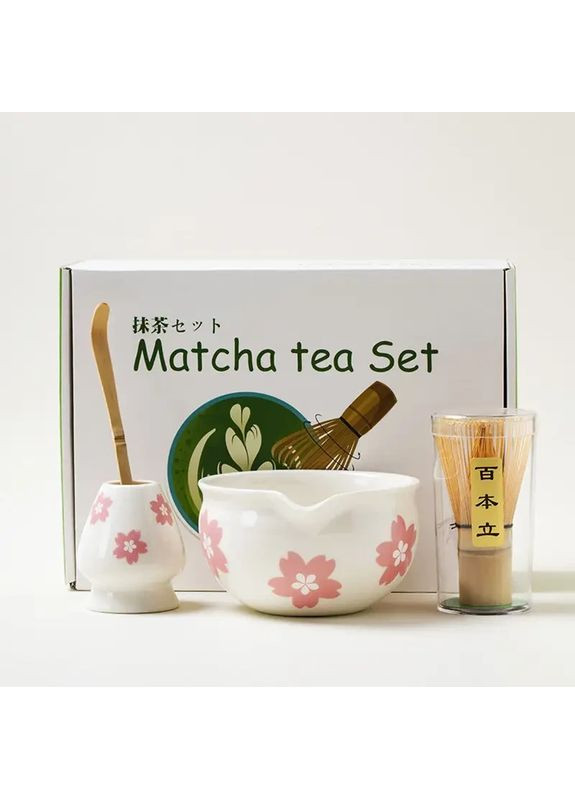 Набір для приготування матча 7 предметів white Mavanto (361970510)