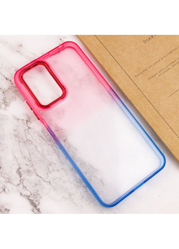 Чохол TPU+PC Fresh sip series для Xiaomi Redmi Note 10 Pro / 10 Pro Max Синій / Рожевий No Brand (360879136)