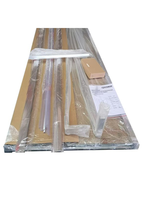 Душова кабіна без піддону SR SC01-120x80x200-TR-01 прозоре скло Easy Clean 8мм, хром (KR5353) KOER (330027330)