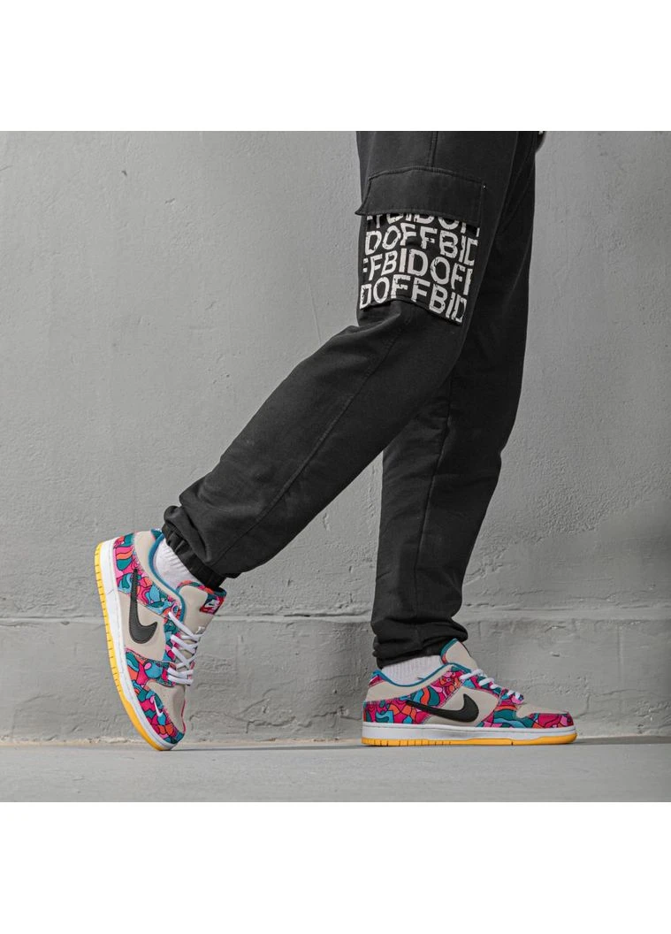 Цветные демисезонные кроссовки мужские nike parra x sb dunk low 2021 найк сб данк No Brand