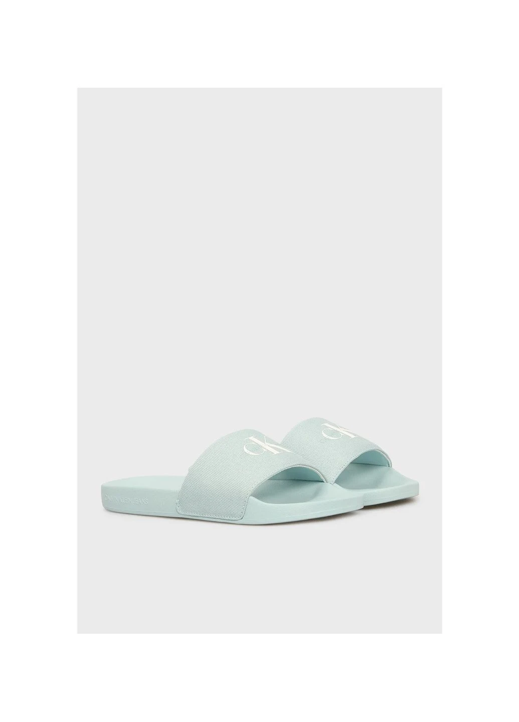 Тапочки чоловічі Slide Monogram Turquoise YW0YW01835-TGW Calvin Klein (391224343)