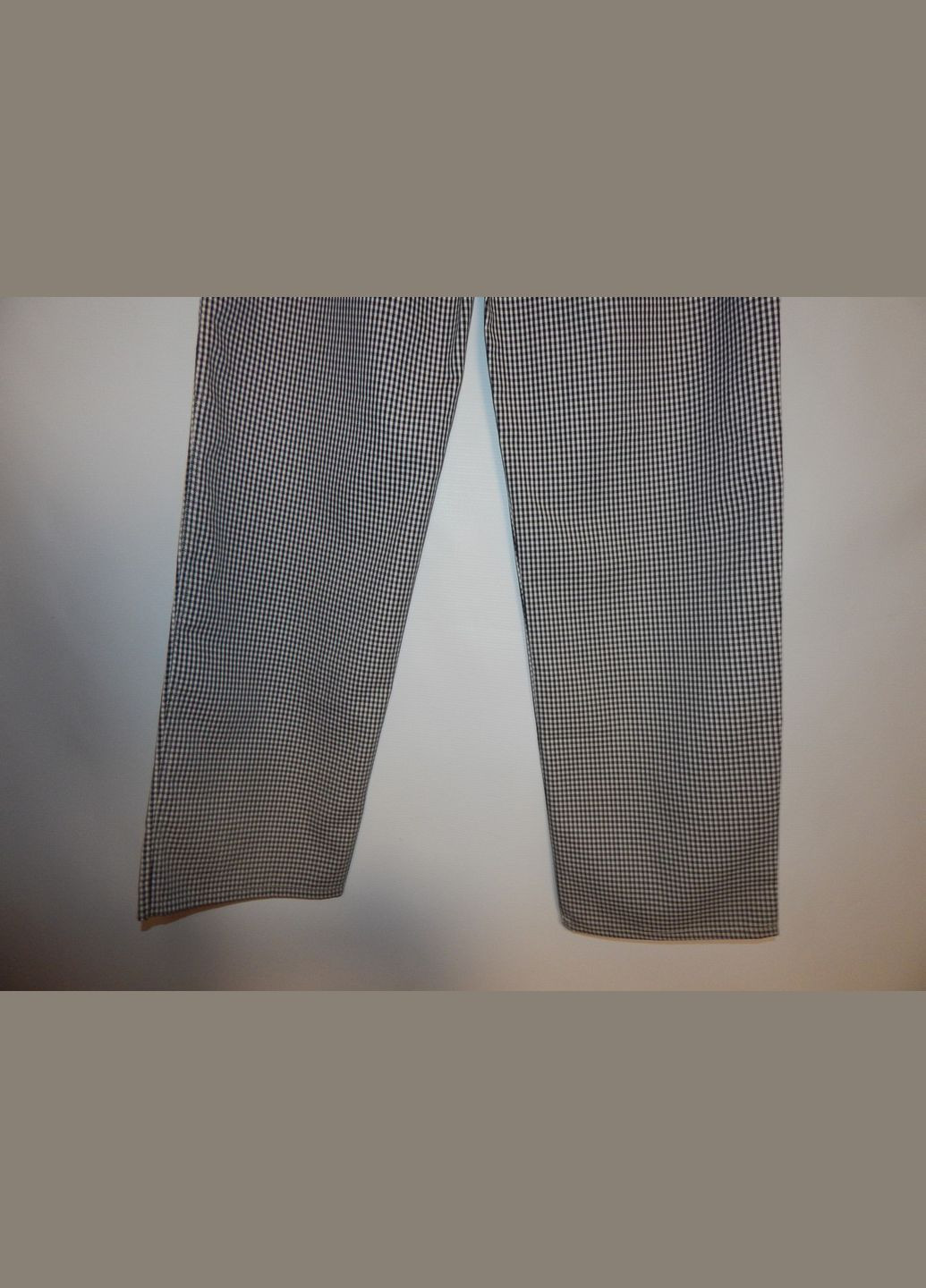 Комбинированные классические демисезонные брюки No Brand