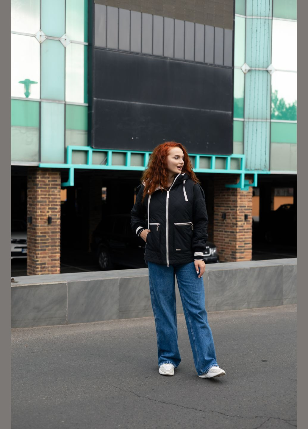 Черная демисезонная женская демисезонная куртка 18152 Svidni