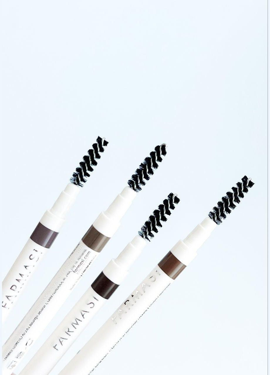Механический карандаш для бровей с щеточкой Ebony 04 0,08 г Farmasi (294944785)