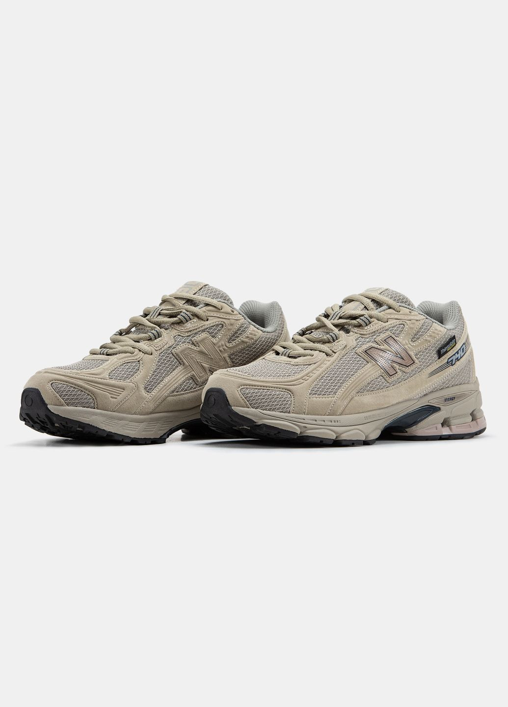 Бежевые зимние кроссовки зимние мужские new balance 740 thinsulate winter beige termo gore-tex | нью беланс 740 бежевые термо No Brand