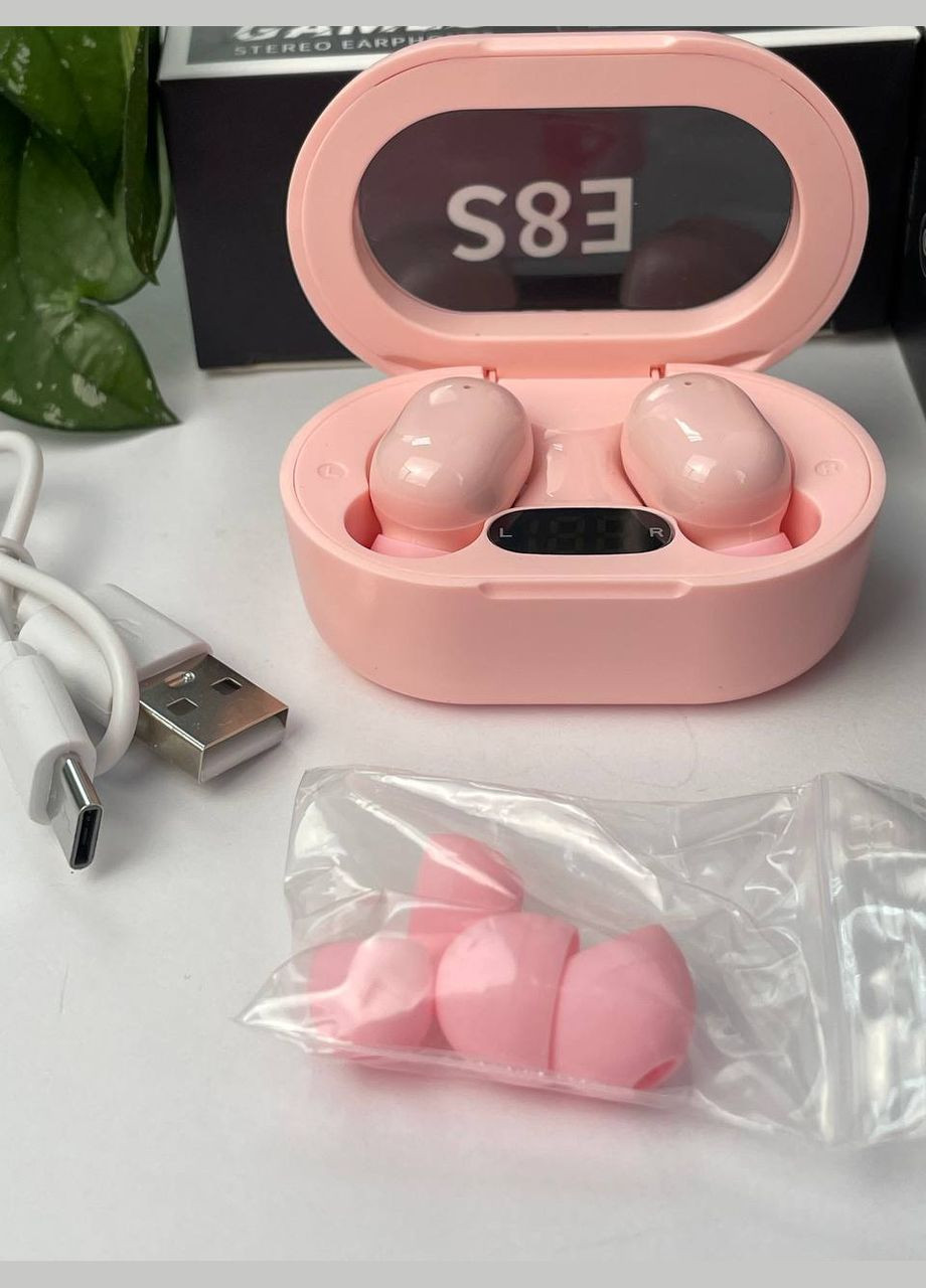 Бездротові навушники Air Dot E8s Рожевий No Brand (331111426)