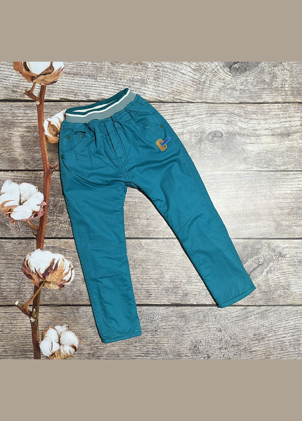 Котонові штани на флісі Niebieski Ksiezyc (316257734)