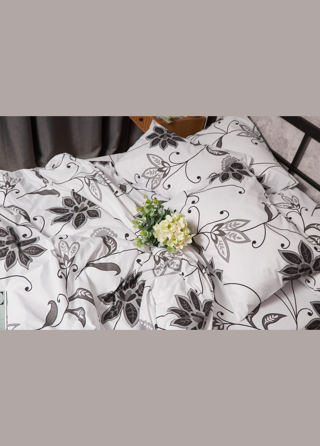 Комплект постельного белья Бязь Gold Люкс «» евро 200х220 наволочки 4х70х70 (MS-820005614) Moon&Star Gray Denim (302973913)