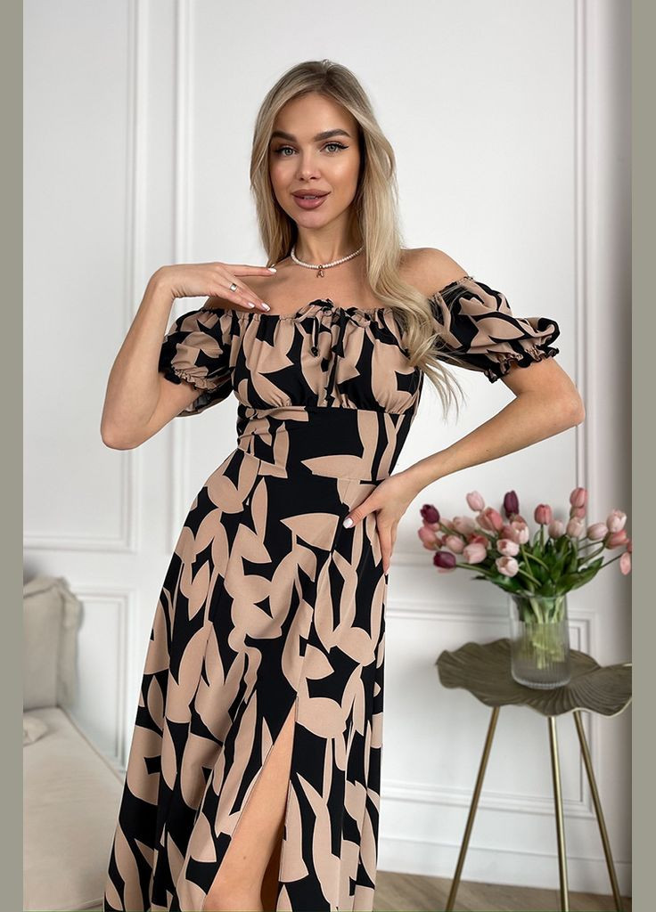 Летний женский сарафан Verso с абстрактным узором