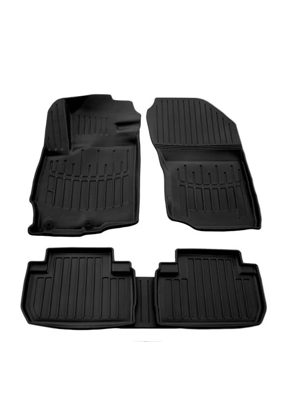 Коврики резиновые 3D (5 шт, полиуретан) для Mitsubishi 2012-2021 гг Stingray Outlander (389259627)