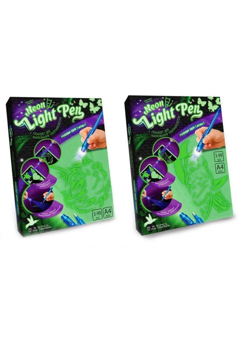 Набір для творчості NLP-01-01U,NLP-01-02U "NEON LIGHT PEN" DANKO Danko Toys (389897134)