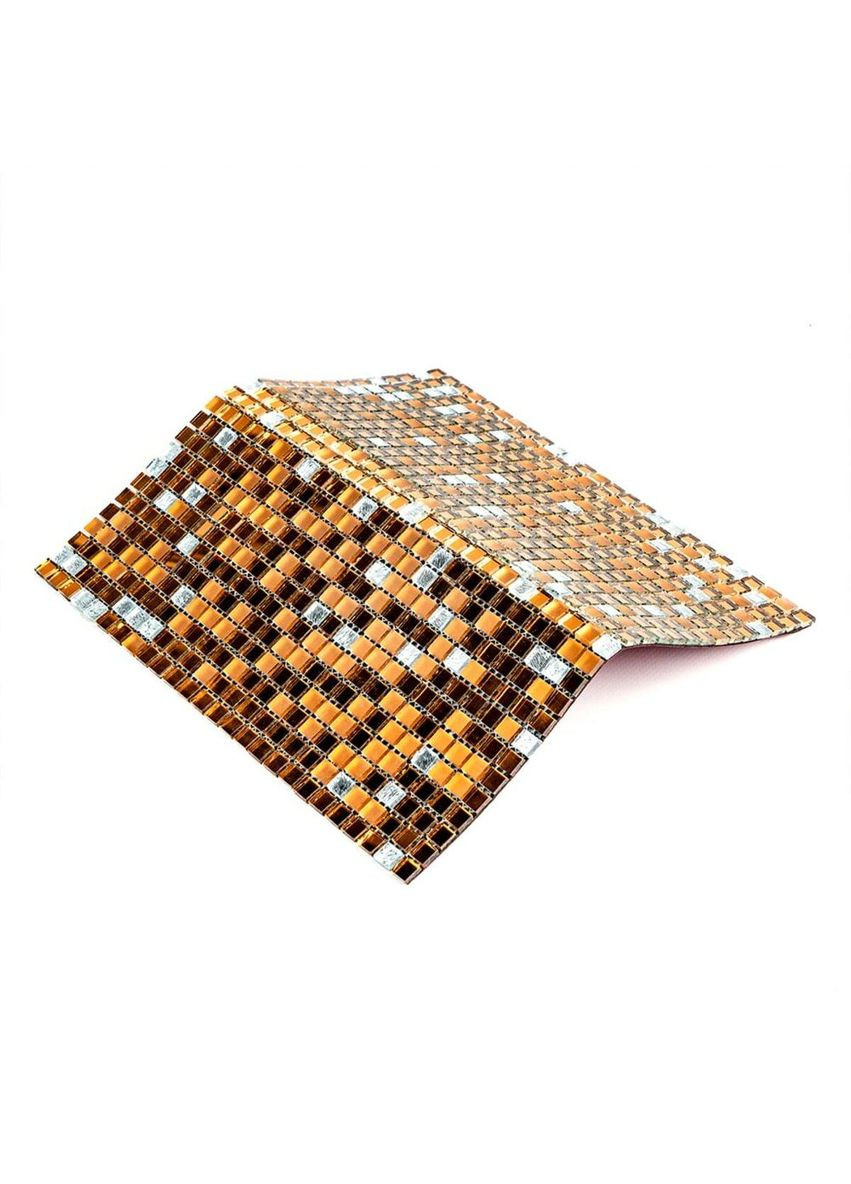 Мозаїка дзеркальна мідна 298х298х4,5мм 3DPanda-2370 Sticker Wall (323155275)