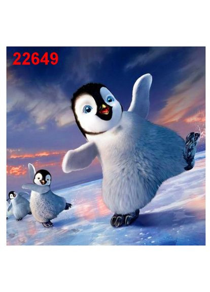 Алмазная мозаика, наборы 5d картина со стразами, пингвины. No Brand (313399938)