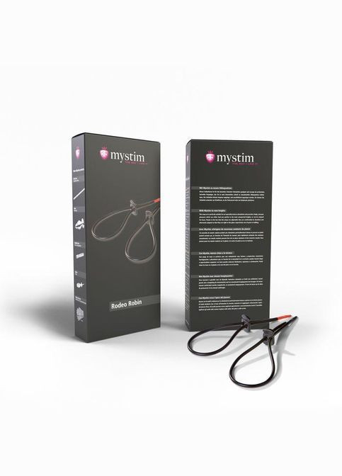 Утяжка для пеніса Rodeo Robin, пара силіконових струмопровідних ласо Mystim (303903757)