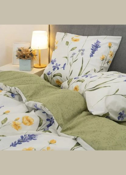 Комплект постільної білизни євро ранфорс 24266 100% бавовна Viluta (334303225)