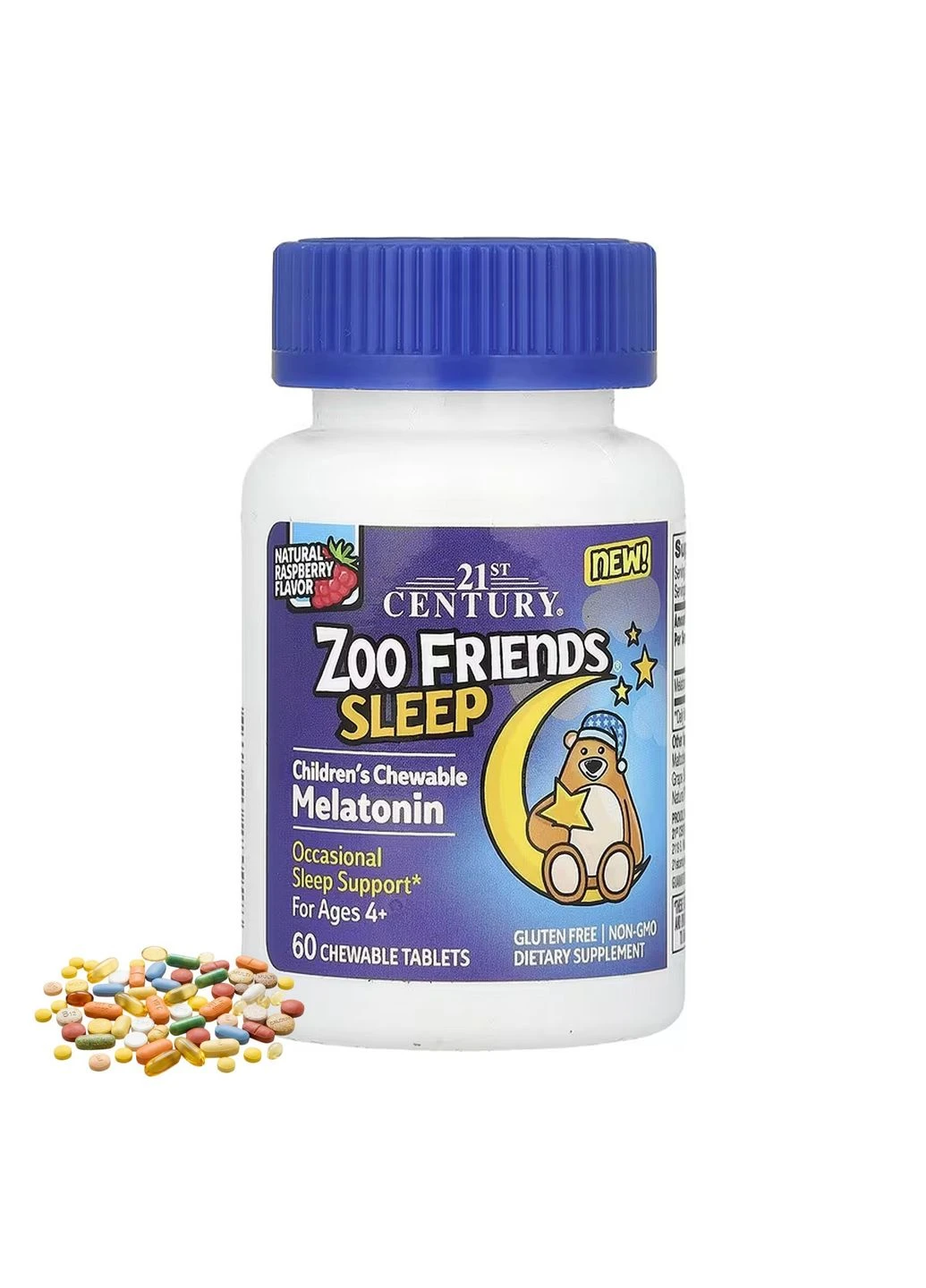 Zoo Friends Sleep - 60 chewable tabs 21st Century (371645692)