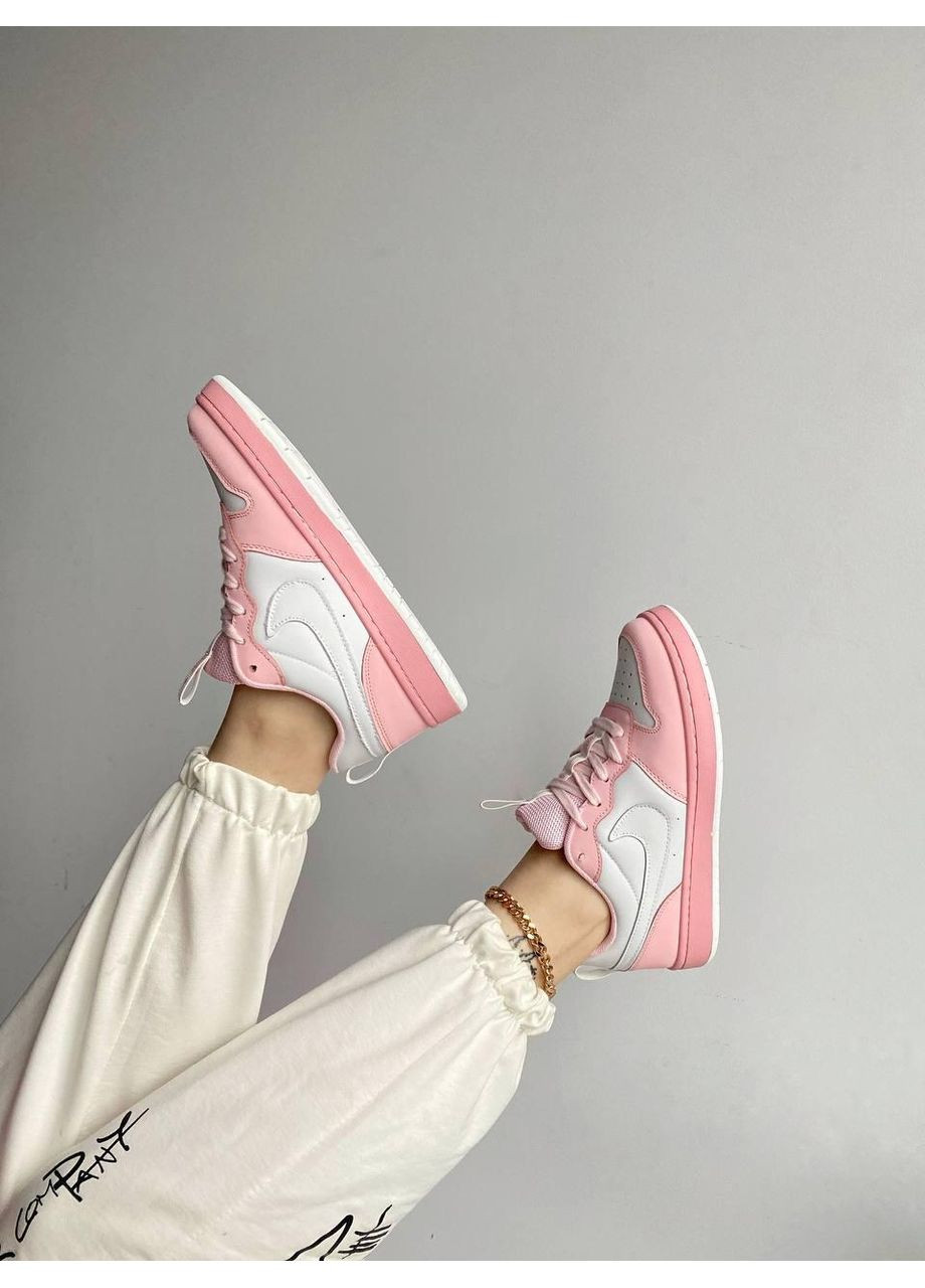 КРОСІВКИ ЖІНОЧІ NIKE AIR FORCE 1 PINK 1 НАЙК АІР ФОРС 1 ПРЕМІУМ No Brand рожеві демісезони (369391213)