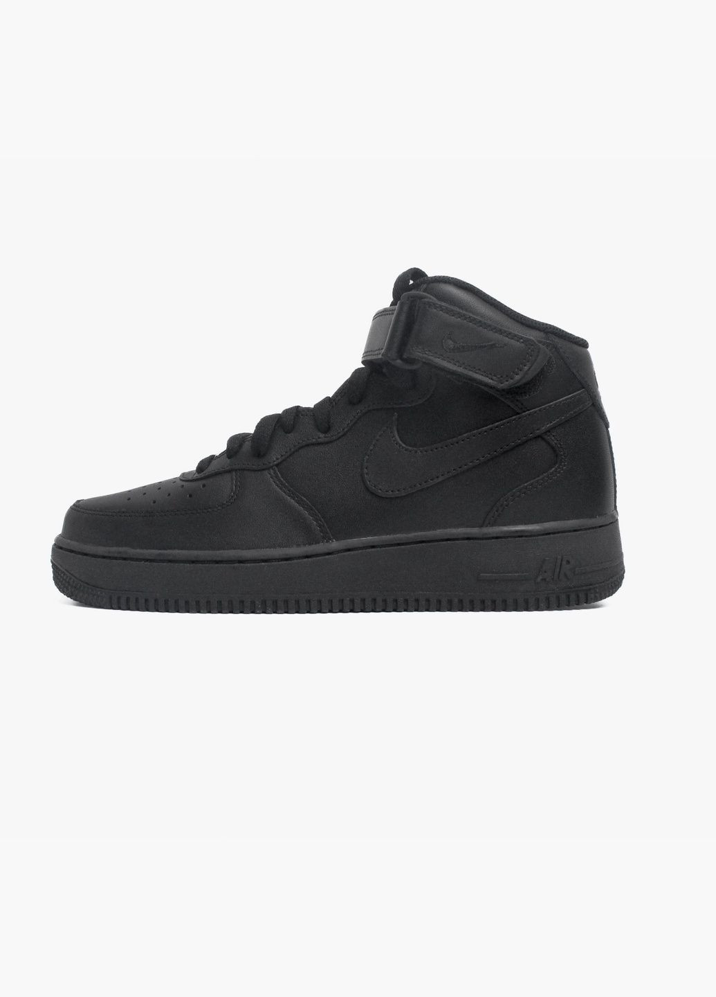 Черные демисезонные кроссовки мужские air force 1 mid 07 black cw2289-001 Nike