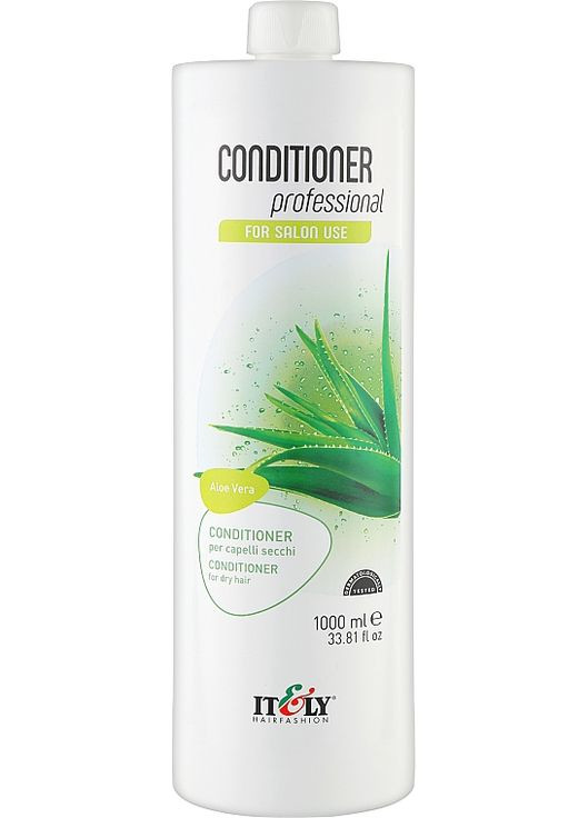 Кондиціонер зволожувальний для сухого волосся Conditioner Professional Aloe Vera 1000ml (1106628-163944) Itely Hairfashion (368630096)