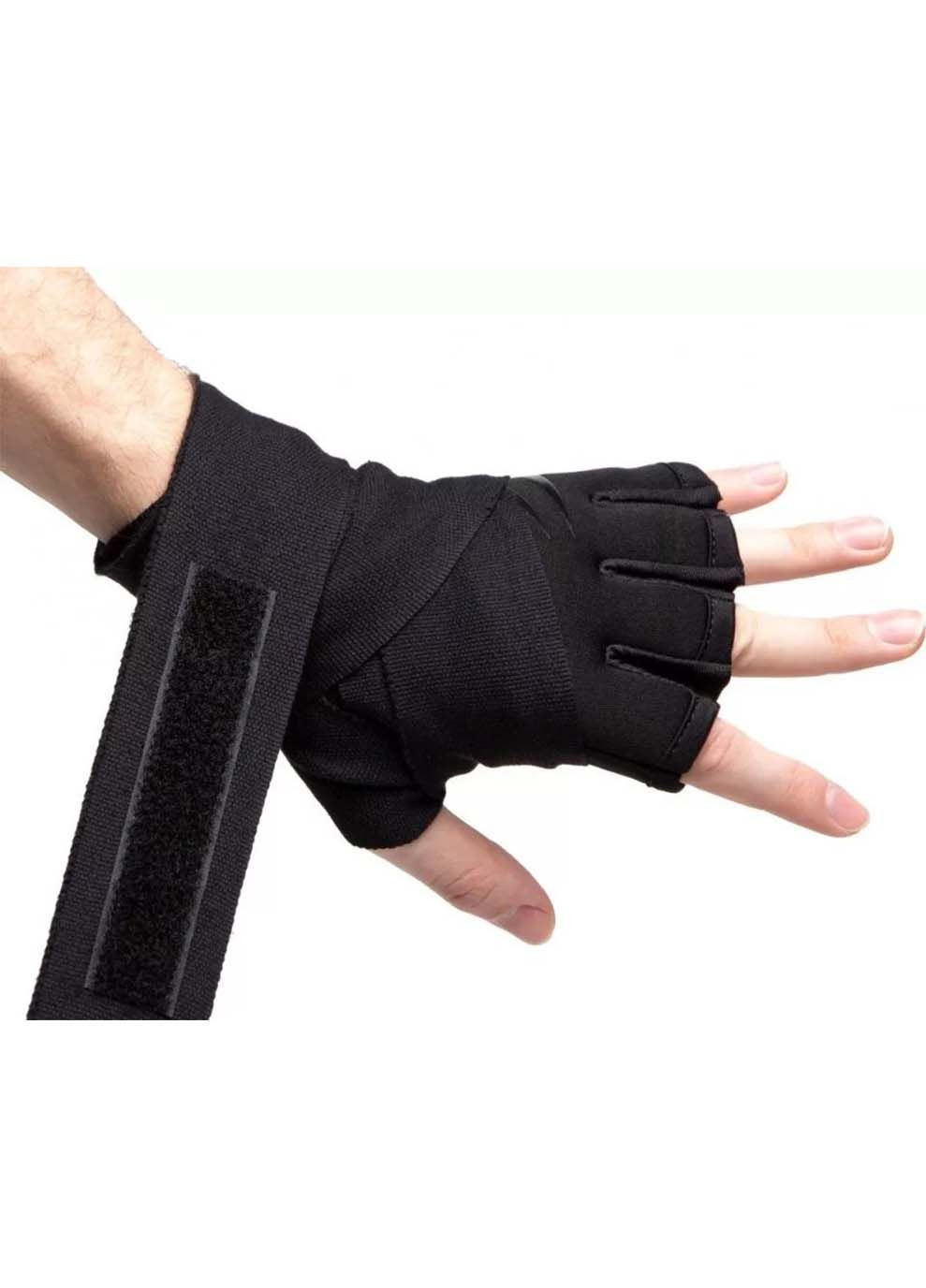 Бинты-перчатки EVERGEL FAST WRAPS Черный Уни Everlast (302210206)