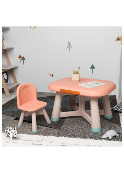 Дитячий стіл (KD-F042 Orange) Mealux комплект Peppa стіл + стілець (370020813)