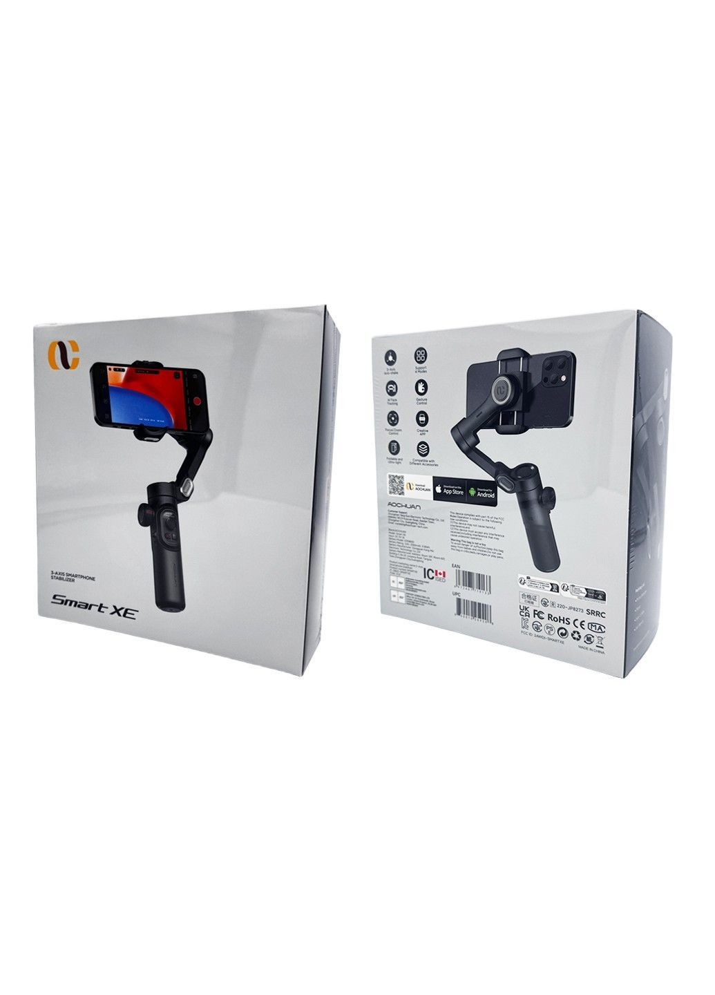 Трехосный стабилизатор Professional Gimbal Stabilizer для Smartphone SMART XE Черный Aochuan (369457869)
