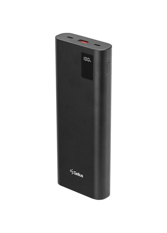 Повербанк Hype GPPB306 30000mAh QC+PD 100W + кабель Type-C/Type-C (1m,100W) Black Gelius (315151022)