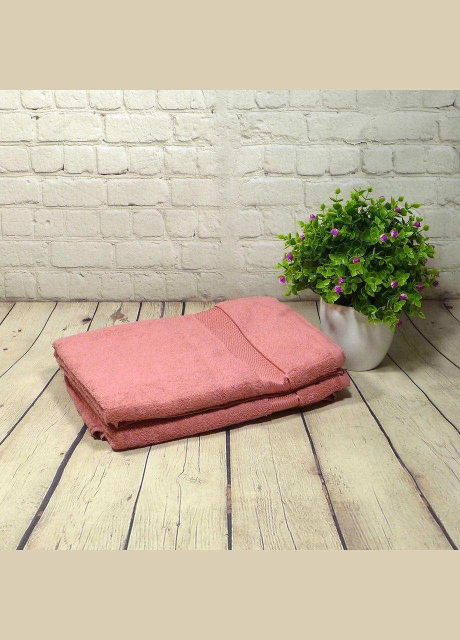 Aisha Home Textile рушник махровий aisha - кораловий 50*90 (400 г/м²) рожевий виробництво -