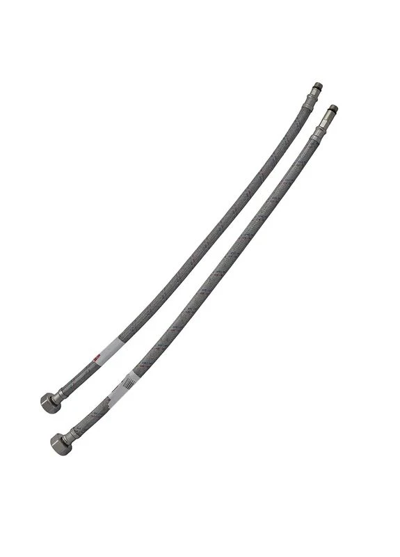 Гнучкі шланги для змішувача 1/2'' M10 50 см силікон 2 шт No Brand ZX3029 (400574495)