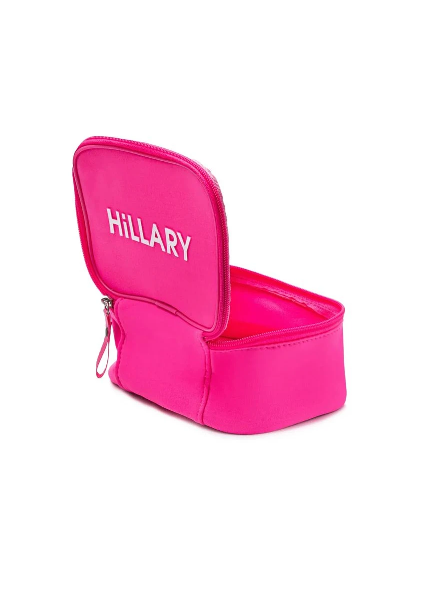 Косметичка розовая Pink Bliss для косметики и путешествий из неопрена 17х12 см Hillary (387355490)
