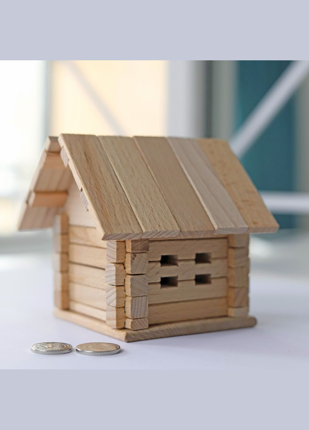 Дерев'яний конструктор Скарбничка, 37 деталей () Igroteco 900293 (328398900)