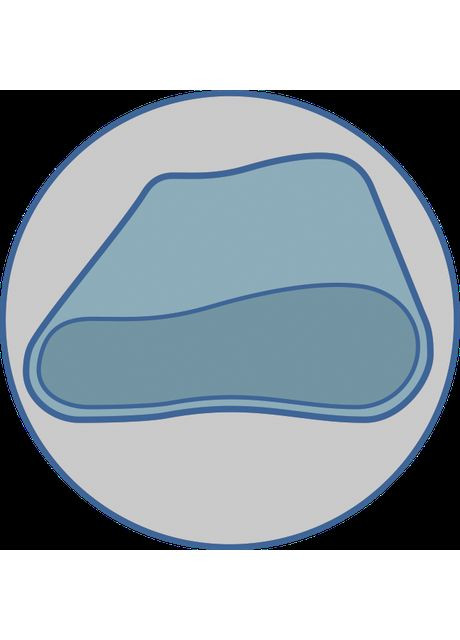 Трехслойная ортопедическая подушка с эффектом памяти 50х32см J2503 32x52 см Olvi (372889943)