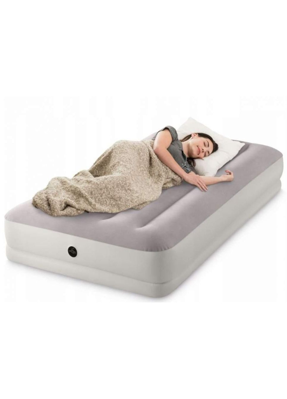 Надувний матрац 191 x 99 x 30 см із зовнішнім насосом від USB 5В 2A 64177 MID-RISE PRESTIGE Intex (344559423)