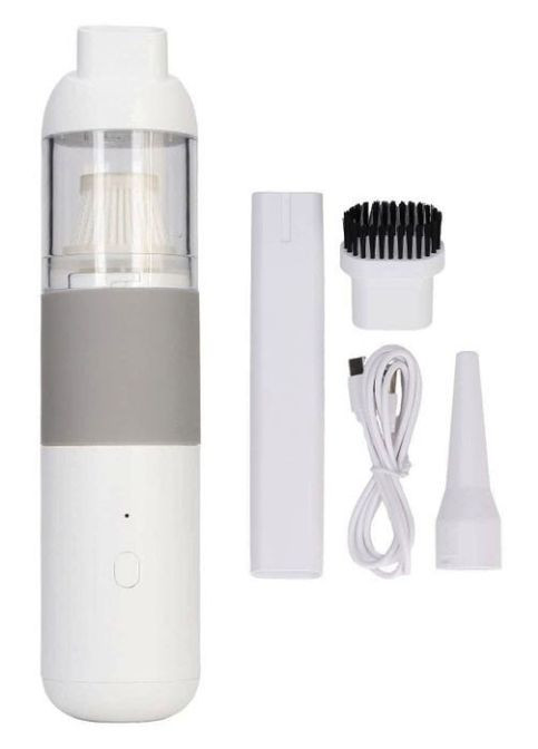 Автомобильный аккумуляторный пылесос СВ 677 мощность 150Вт 2000мАч моющий фильтр LED подсветка Black Remax (296925551)