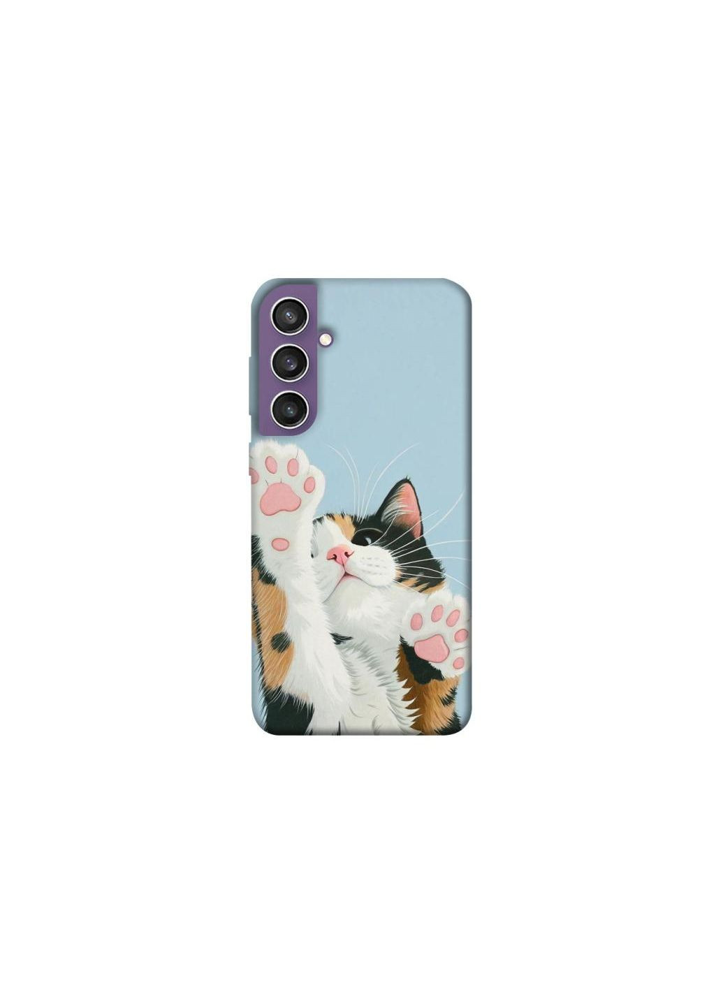 Чохол на Samsung Galaxy S23 FE Cat paws vs2 Frontalka (351387009)